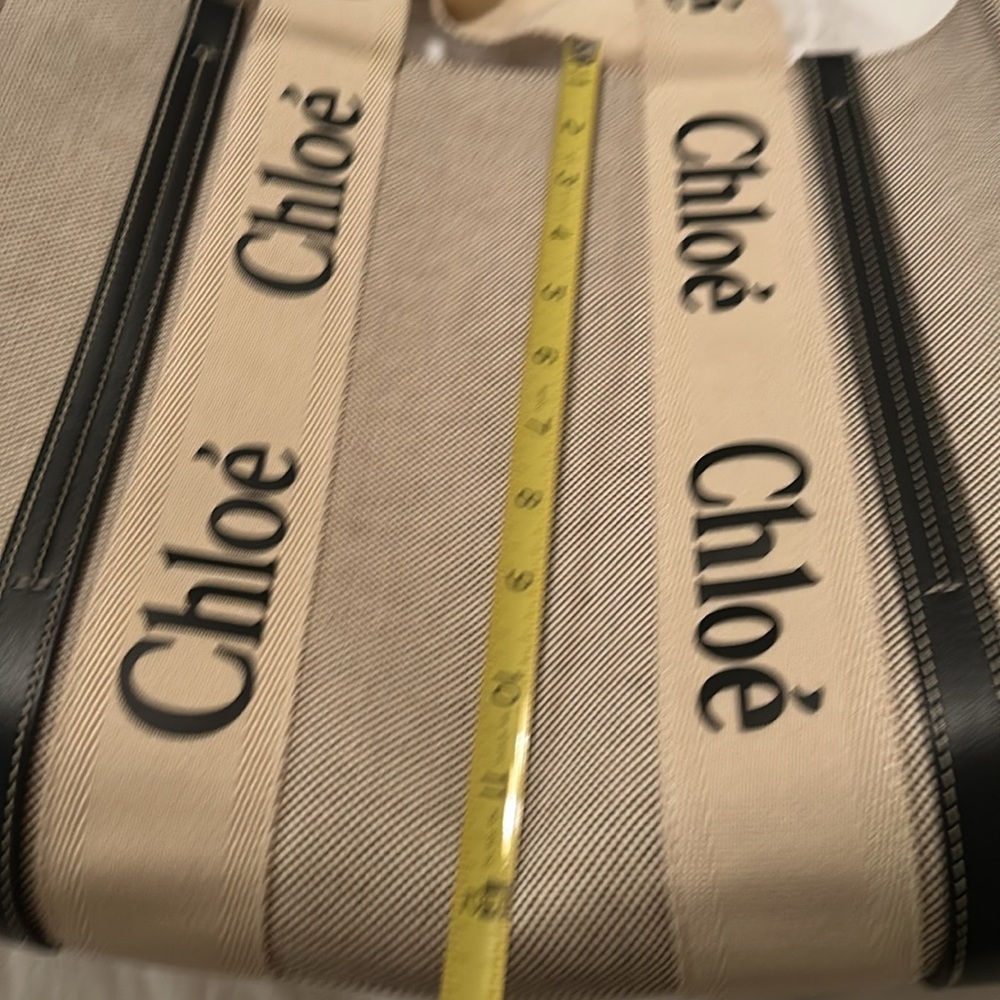 Chloe Beige and Black Tote Bag - Picture 11 of 13